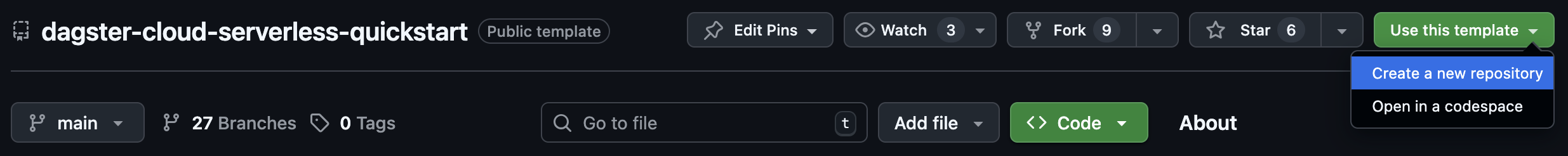 Use this template button